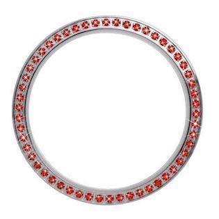 Christina Design London Collect Top Ring med 54 røde rubiner